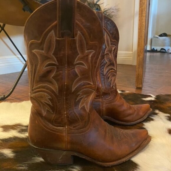 Justin Leather Boots - Size 8 - Picture 2 of 6